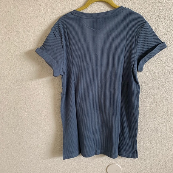 Men’s RAW GEAR Black Ribbed Short Sleeve T-Shirt with Cuffs Small - Picture 2 of 5